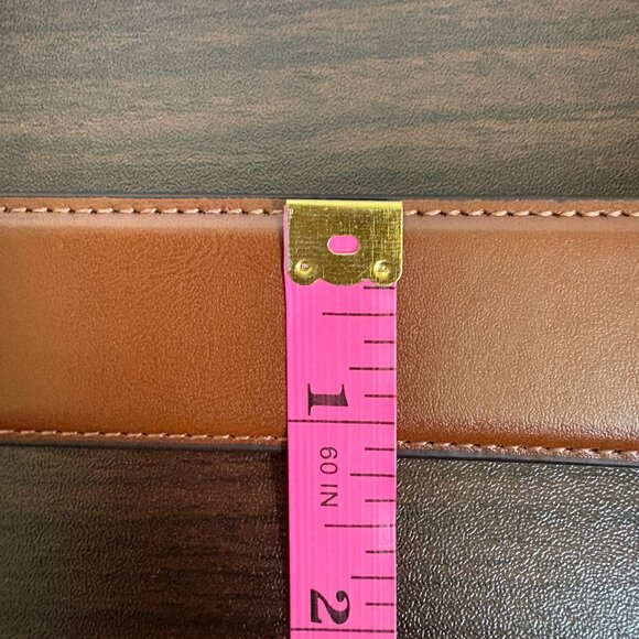 Perry Ellis Men's Reversible Belt Brown/Black Silver Hardware Size 44 New - Picture 5 of 8